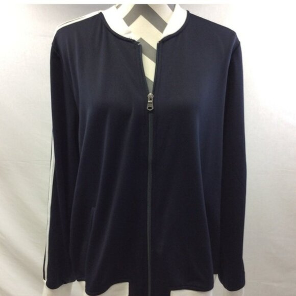 American Eagle Outfitters Jackets & Blazers - American Eagle Blue with White Jacket NOWT